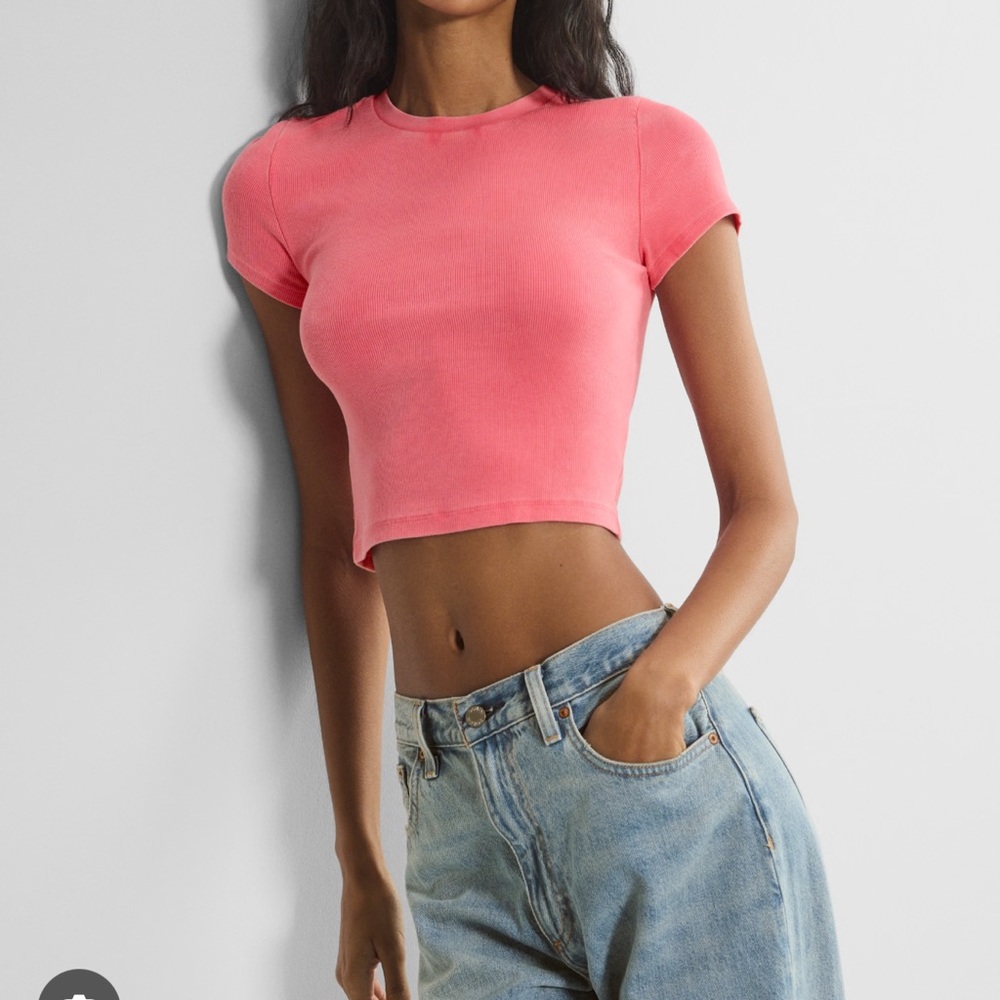 Aritzia Homestretch Crew Waist in Pink Rose NWT